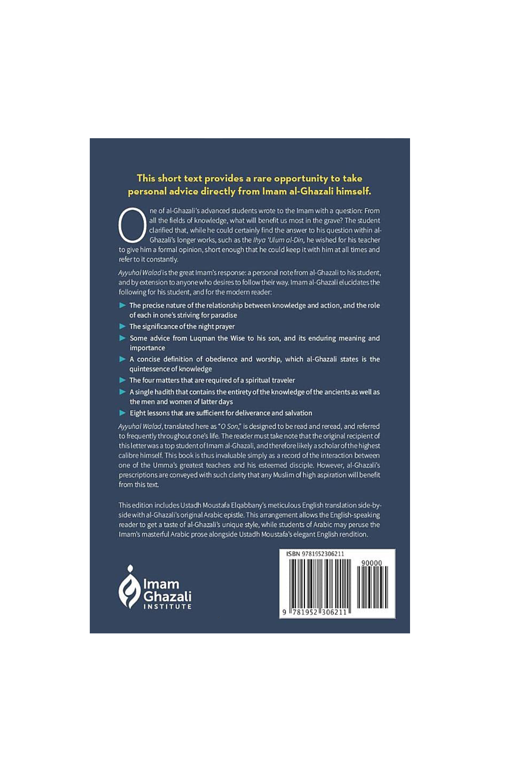 O Son! A Translation of Imam al-Ghazali&